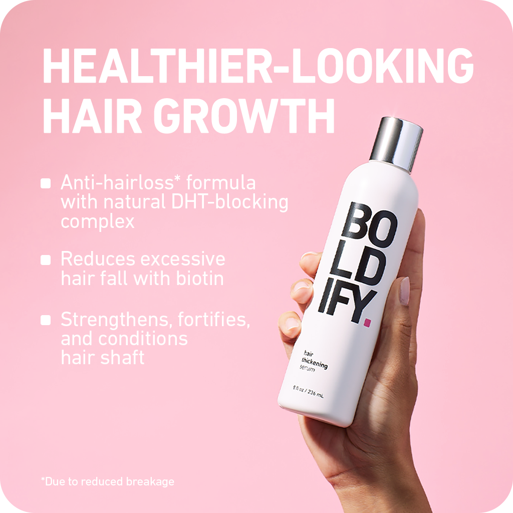 Hair Thickening Serum - Thicker Hair From First Application – BOLDIFY NZ